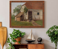 Farm At Goldsheim by Adolph Tidemand