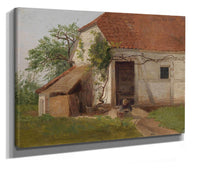 Farm At Goldsheim by Adolph Tidemand