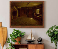 Farm Interior by Adolph Tidemand