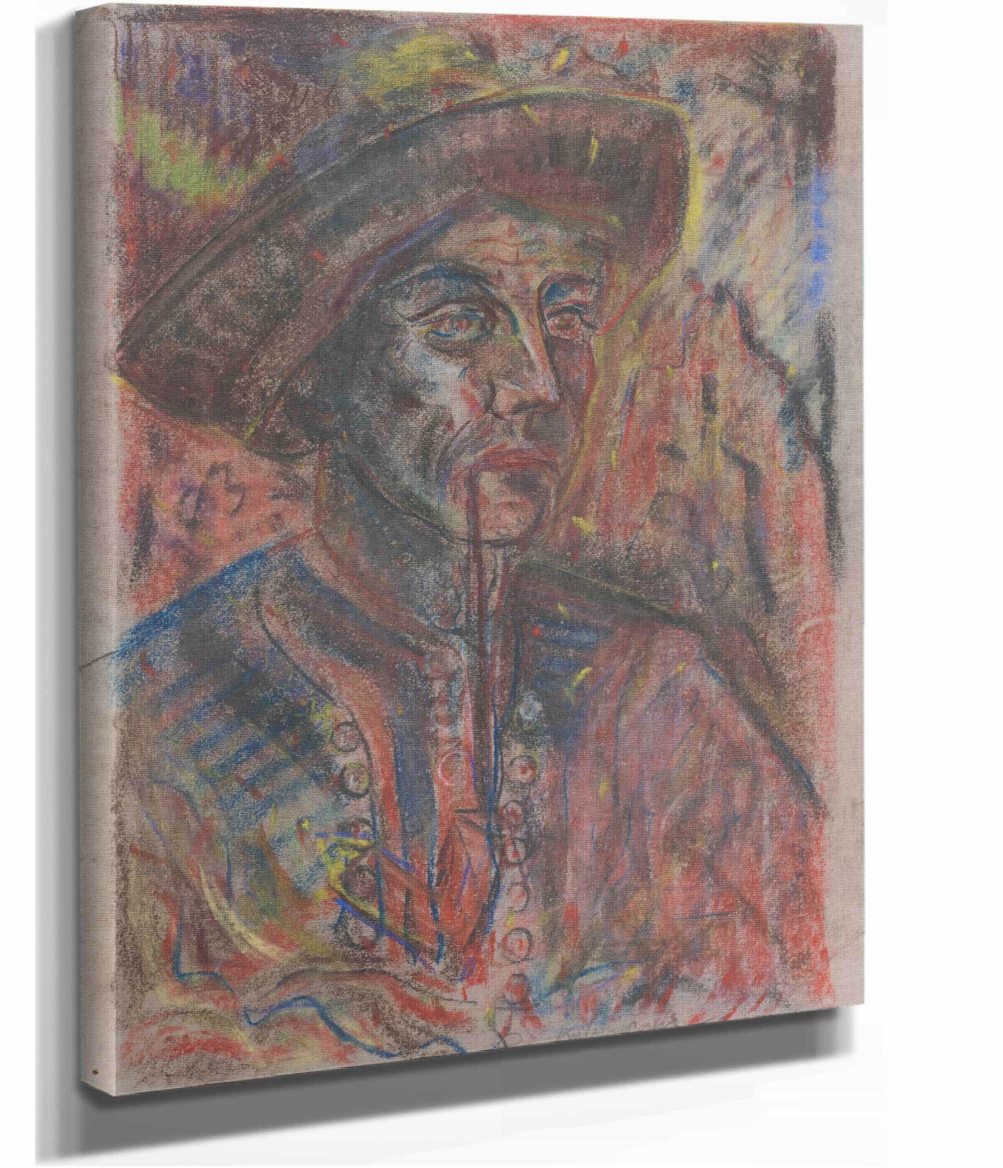 Farmer With A Pipe by Arnold Peter Weisz Kubincan