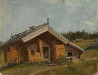 Farmhouse At Bolkesjo by Adolph Tidemand