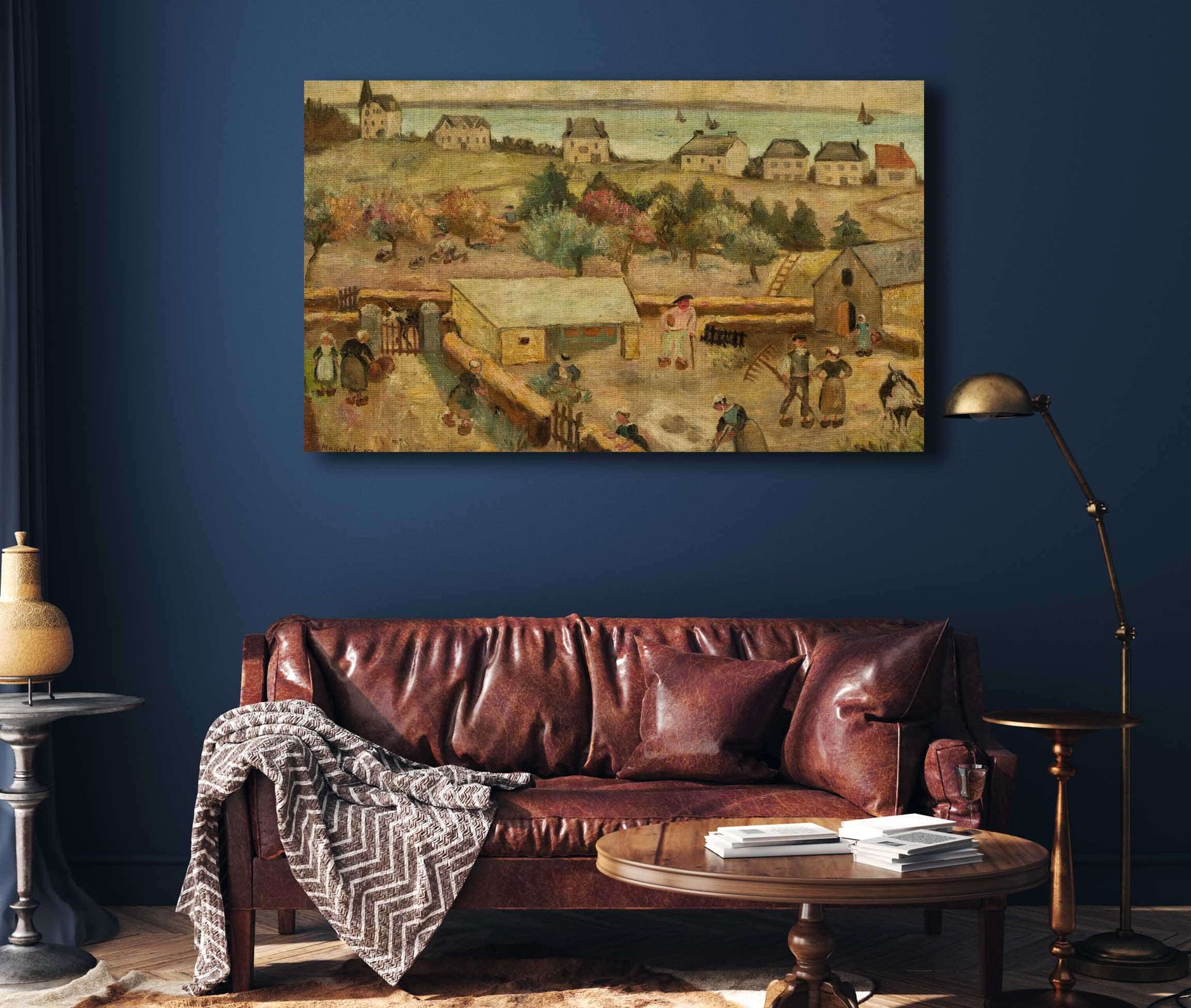Farmhouse In Keranquernat by Tadeusz Makowski