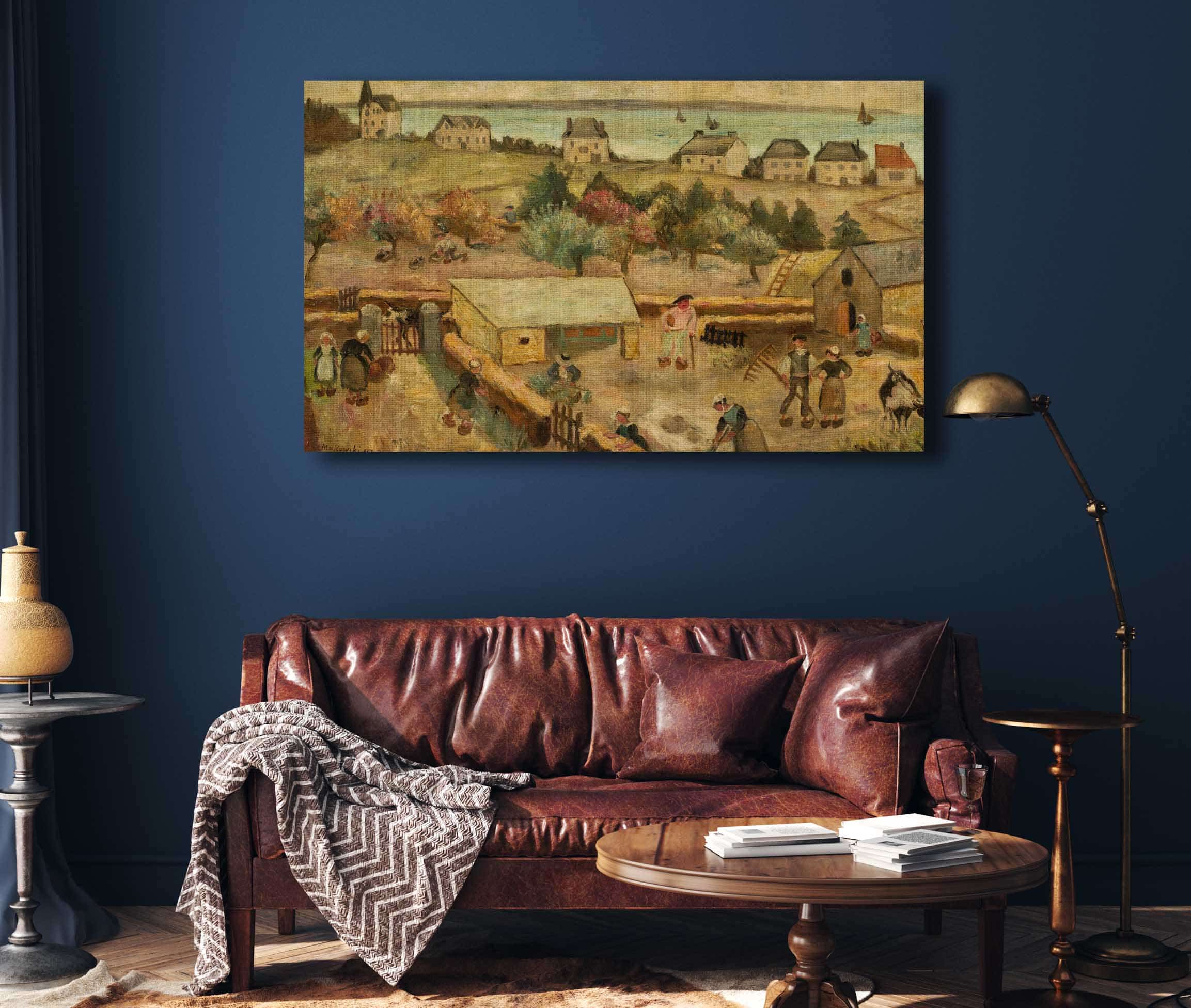 Farmhouse In Keranquernat by Tadeusz Makowski