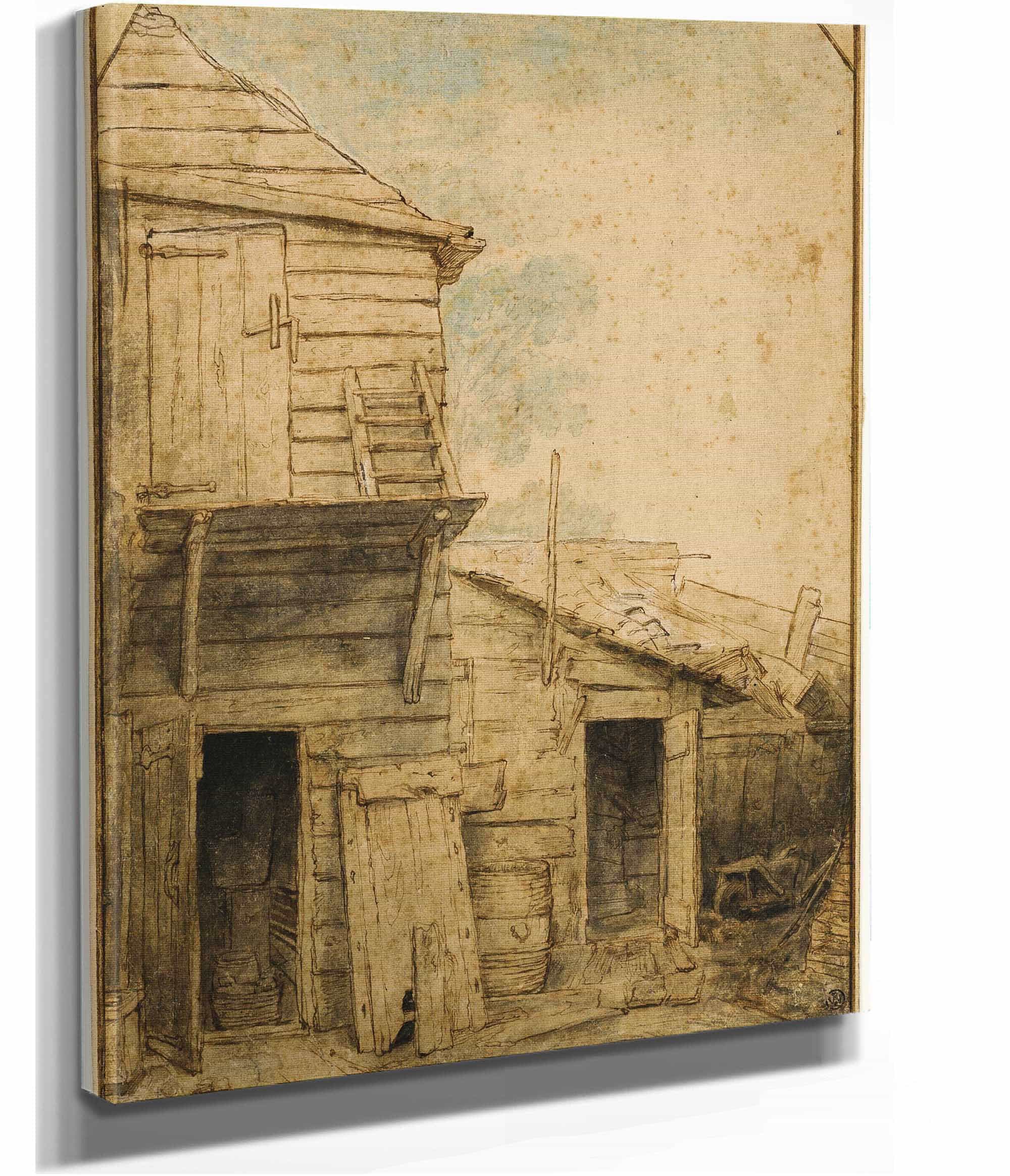 Farmyard by Adriaen Van Ostade