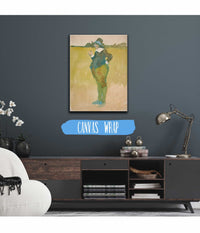 Fat Man In Landscape by Edwin Austin Abbey