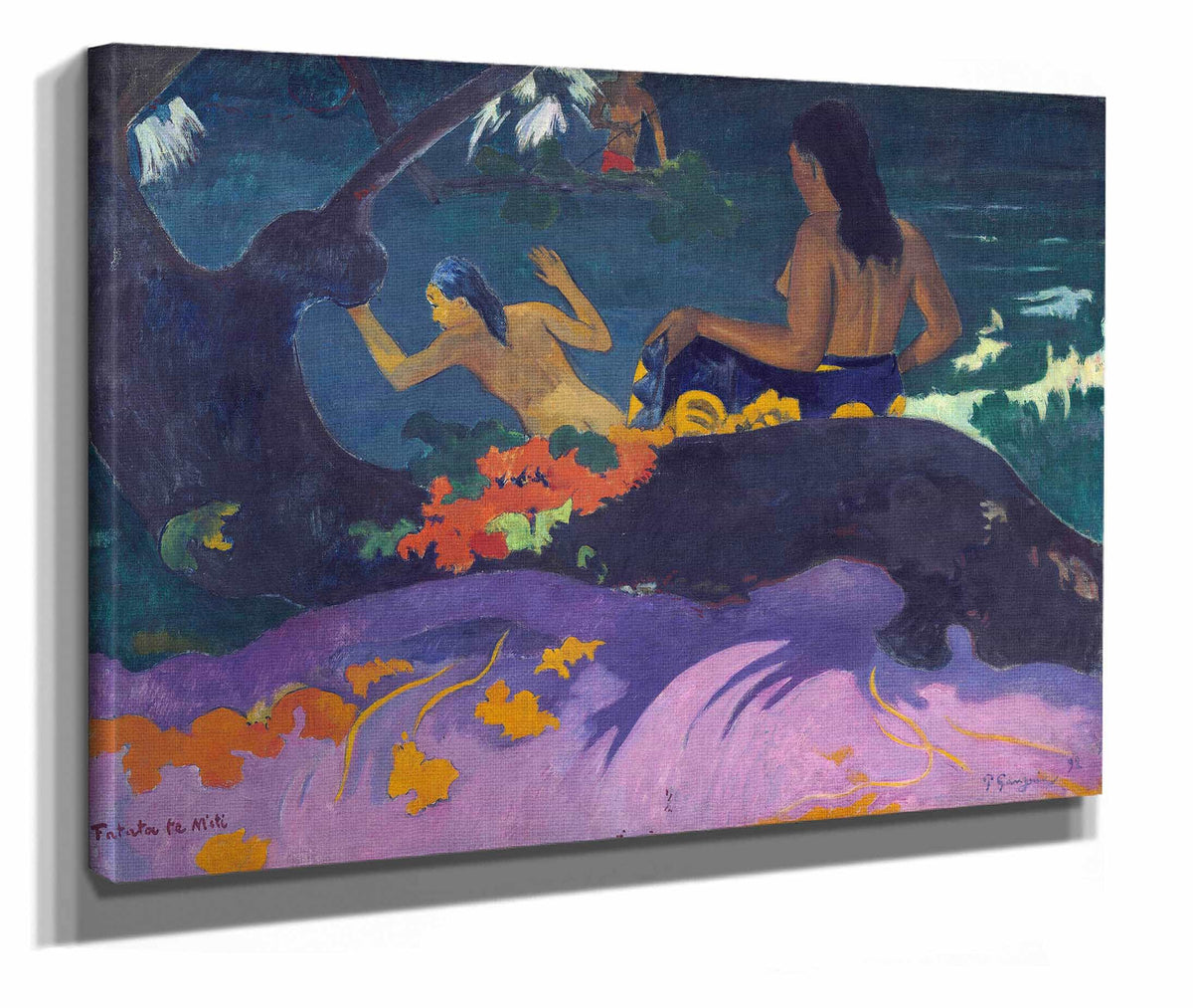 Fatata Te Miti By The Sea by Paul Gauguin
