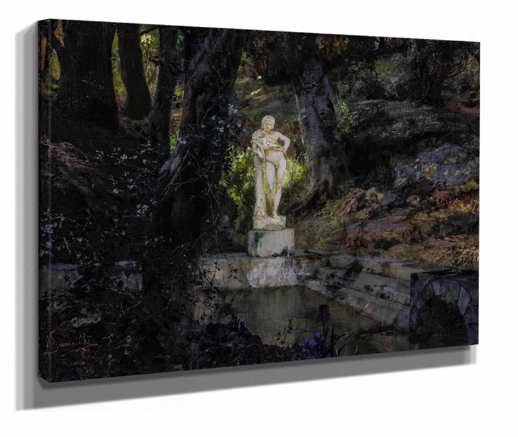 Fauns Pond by Henryk Siemiradzki