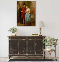 Faust And Marguerite In The Garden by Eugen Von Blaas