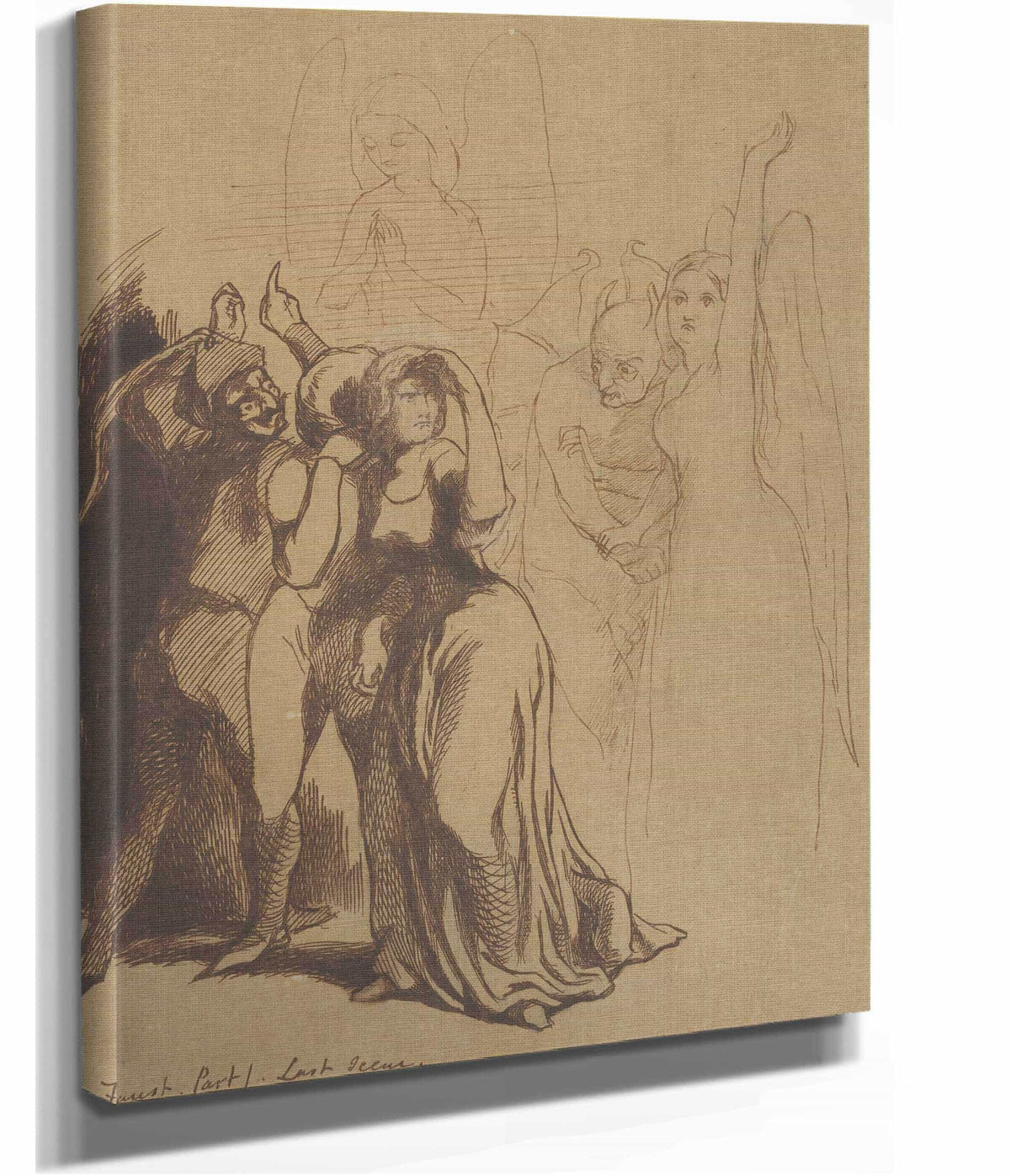 Faust Part  Last Scene   by Dante Gabriel Rossetti