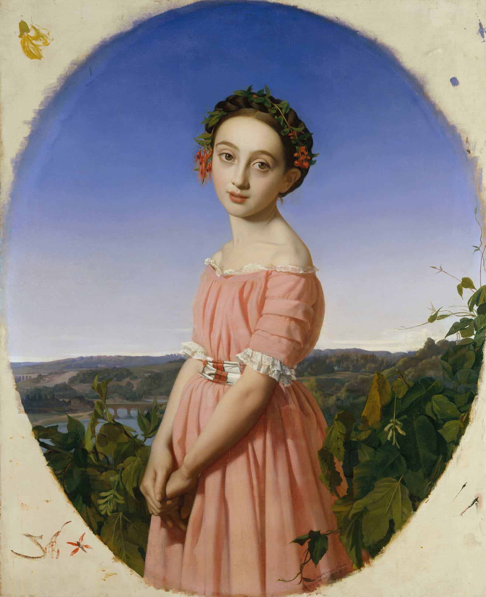 Faustine Leo   by Henri Lehmann