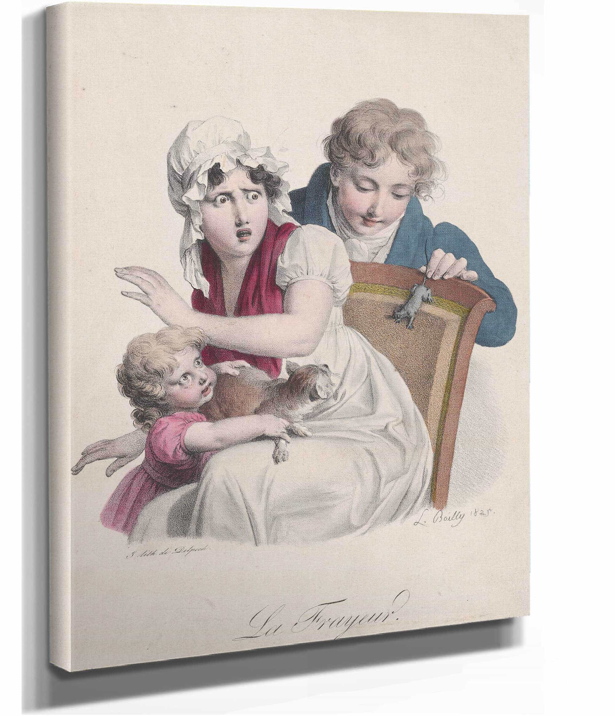 Fear by Louis Leopold Boilly