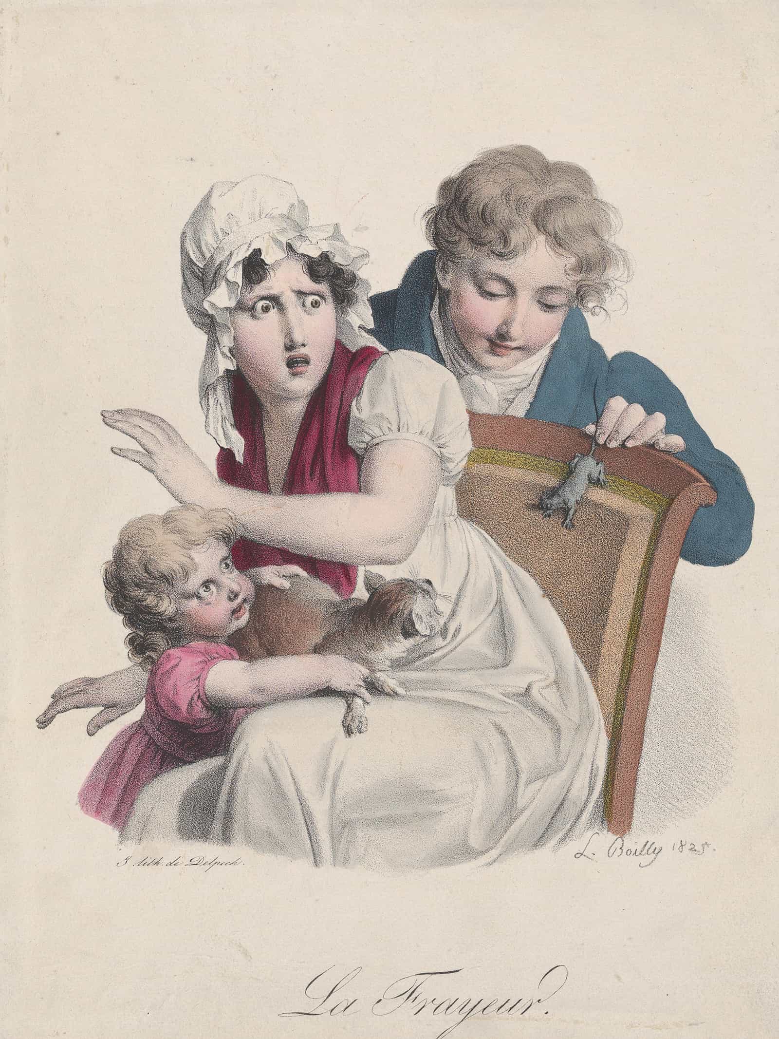 Fear by Louis Leopold Boilly