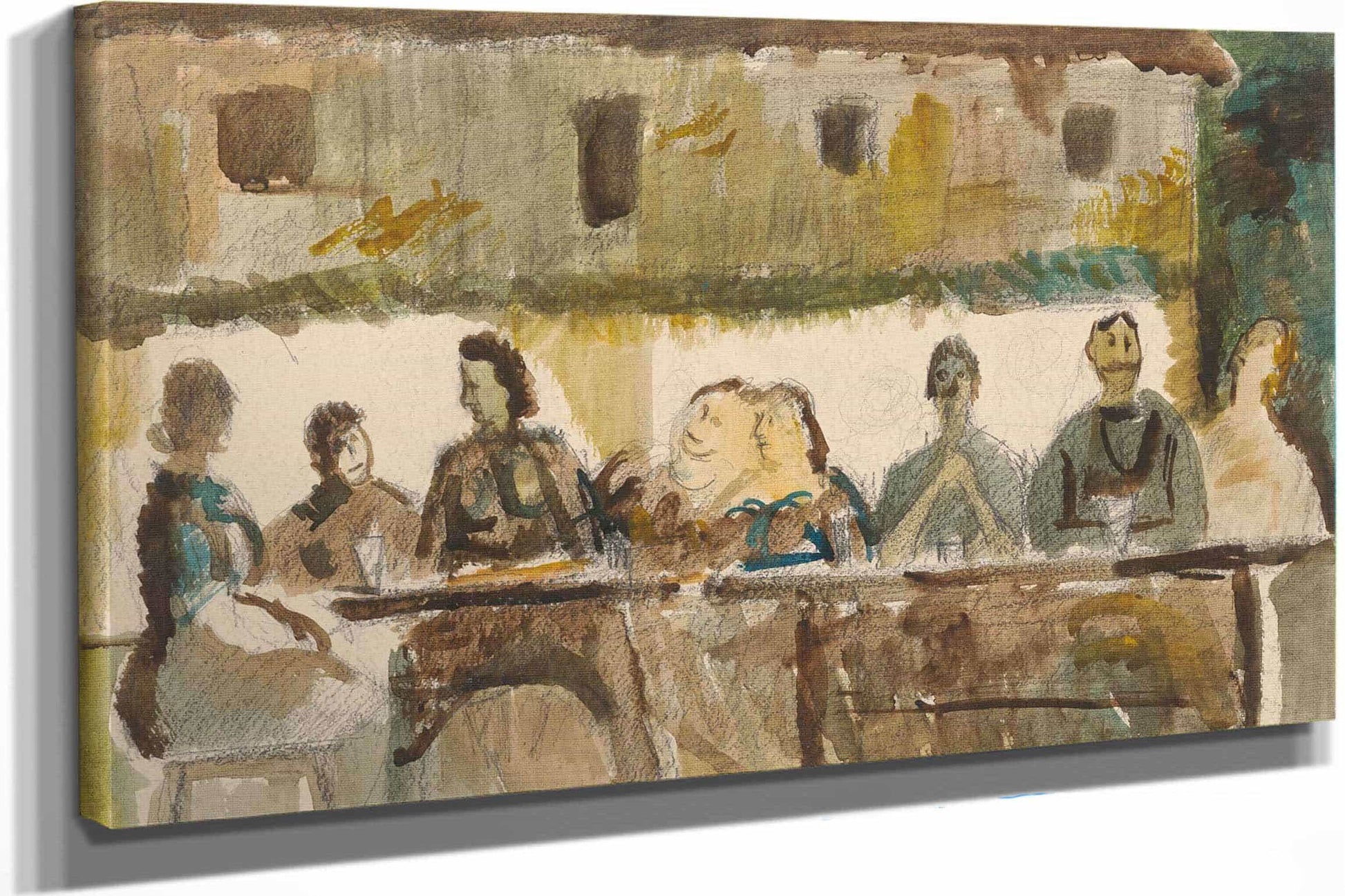 Feast In Front Of The House by Cyprian Majernik