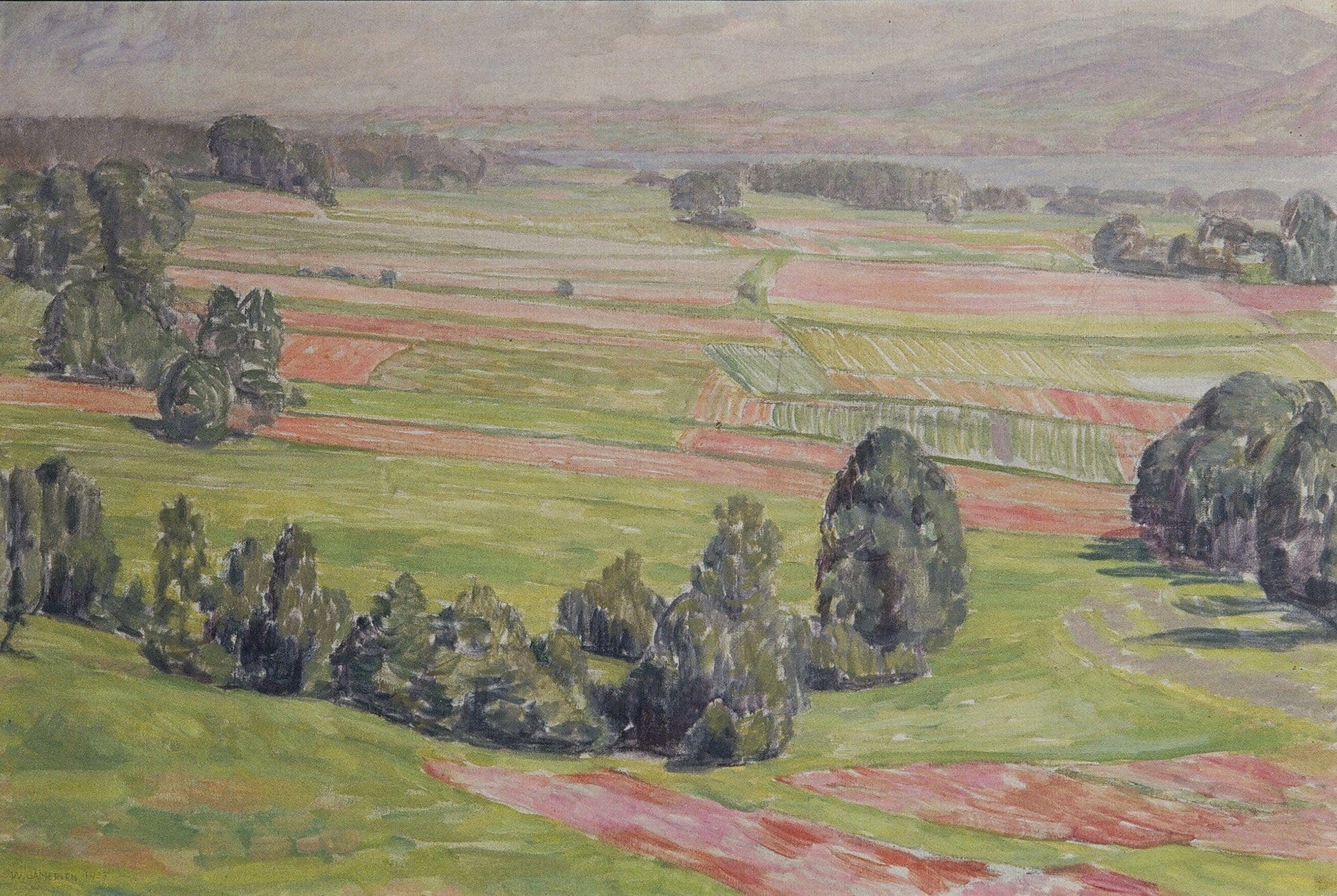 Felder Am Mattsee by Walther Gamerith