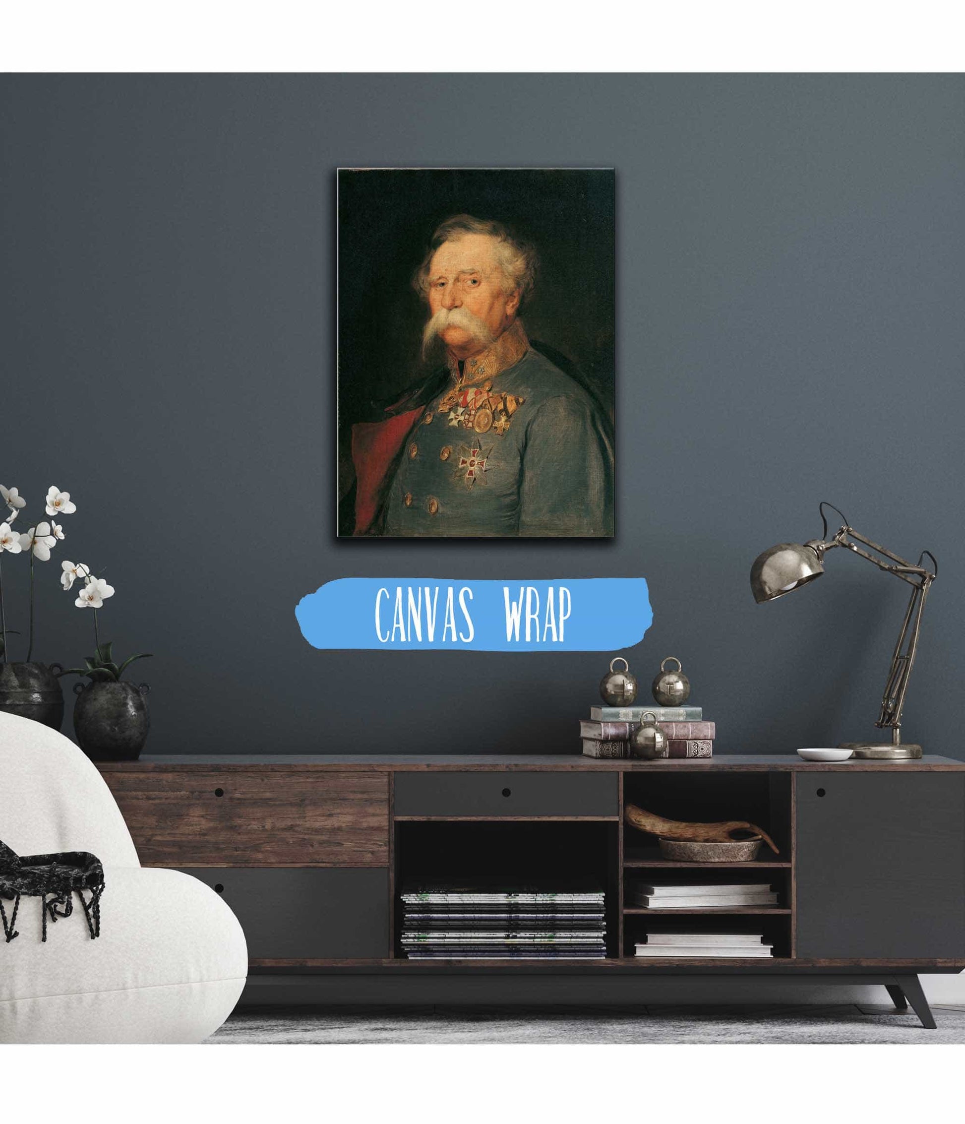 Feldzeugmeister Franz Von Hauslab by Hans Canon