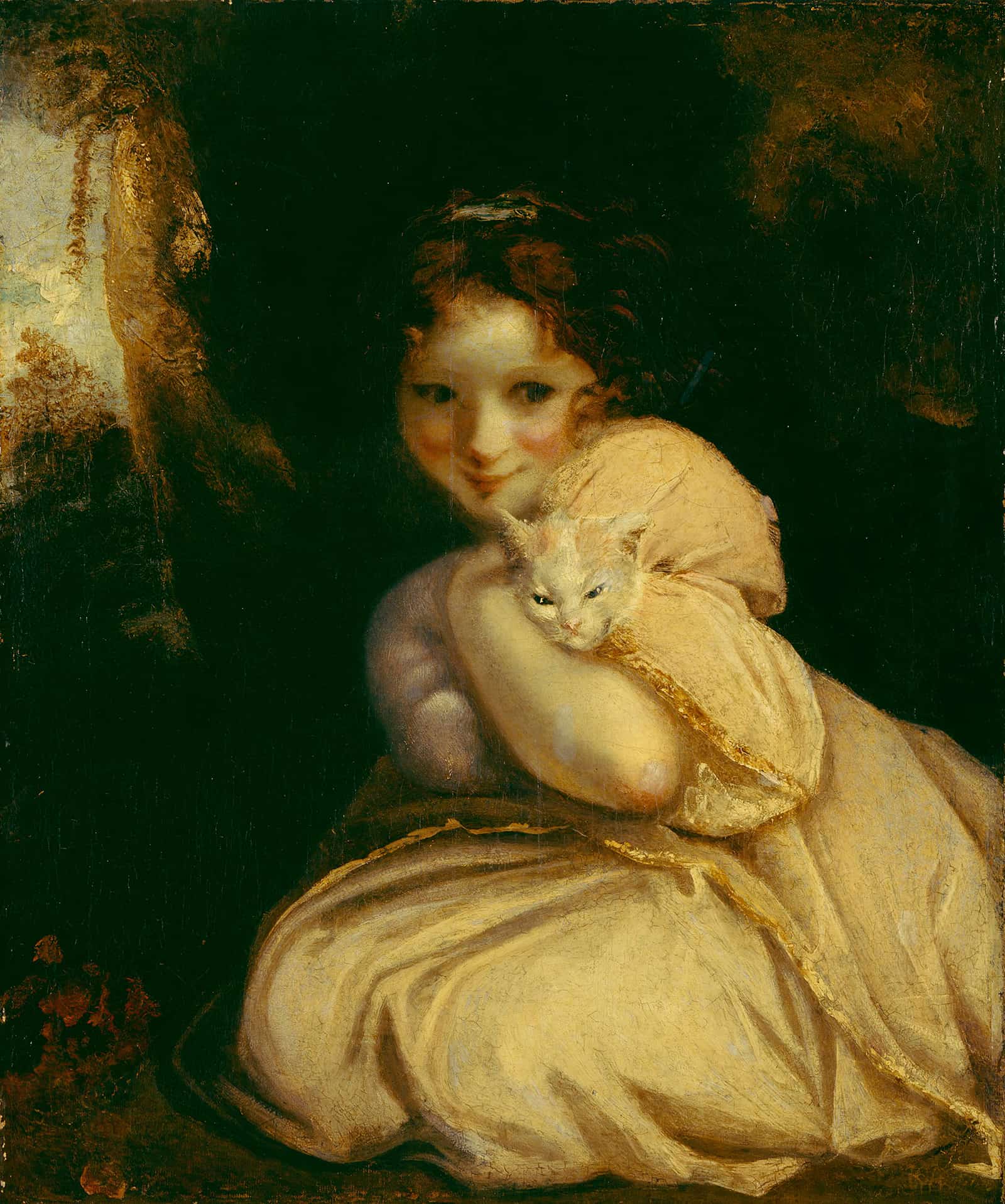 Felina With A Kitten by Sir Joshua Reynolds