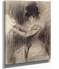 Female Figure by Ramon Casas