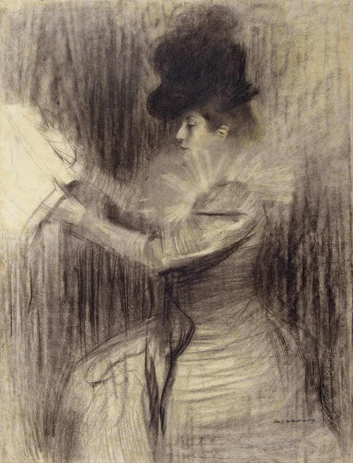 Female Figure by Ramon Casas
