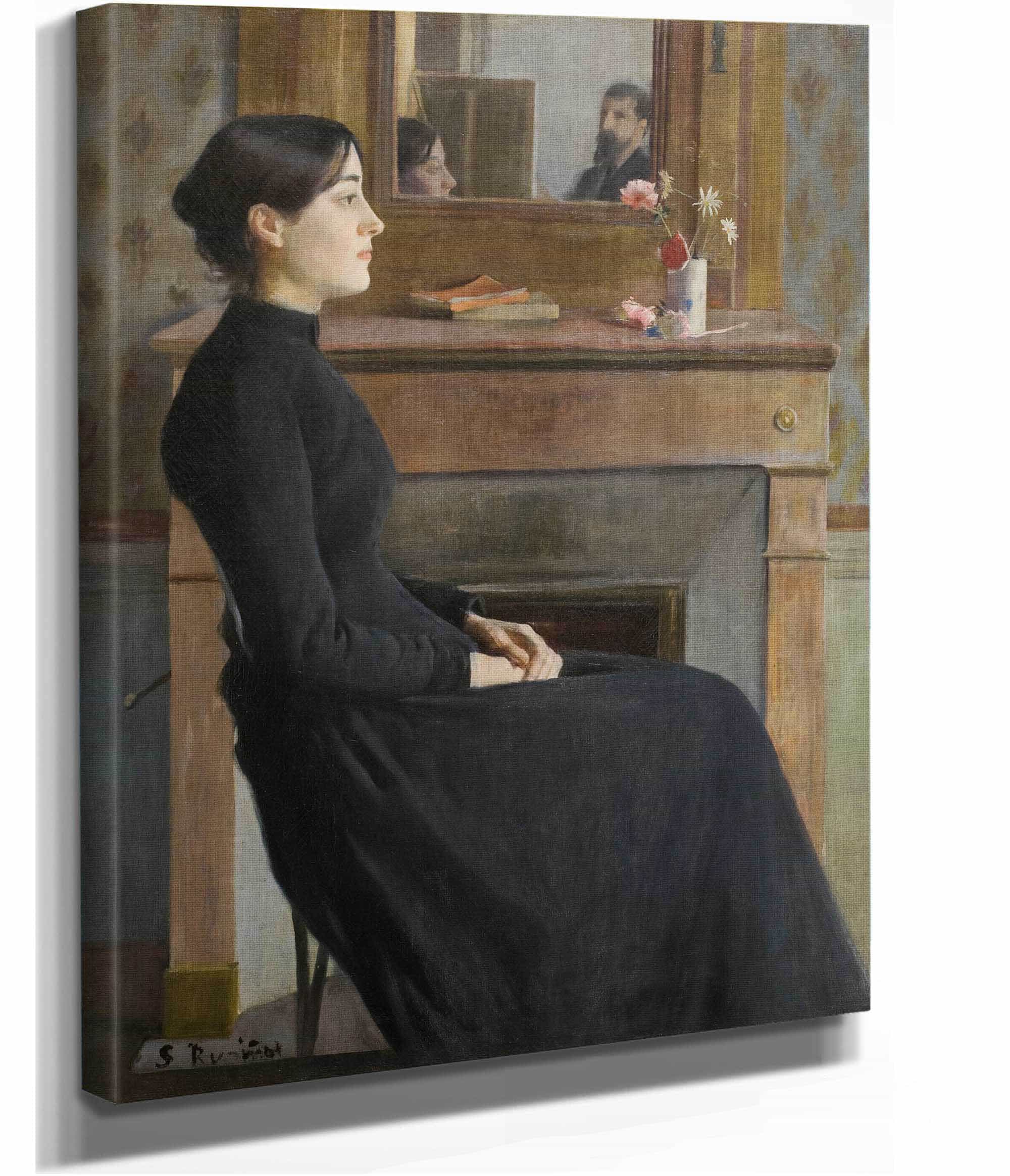 Female Figure by Santiago Rusinol