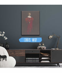 Female Figure In Blue And Pink by Edwin Austin Abbey