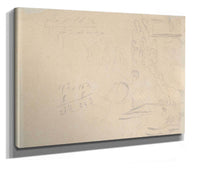 Female Figure Seated In A Landscape Mid To Late Th Century by Camille Pissarro