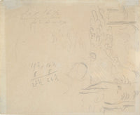 Female Figure Seated In A Landscape Mid To Late Th Century by Camille Pissarro