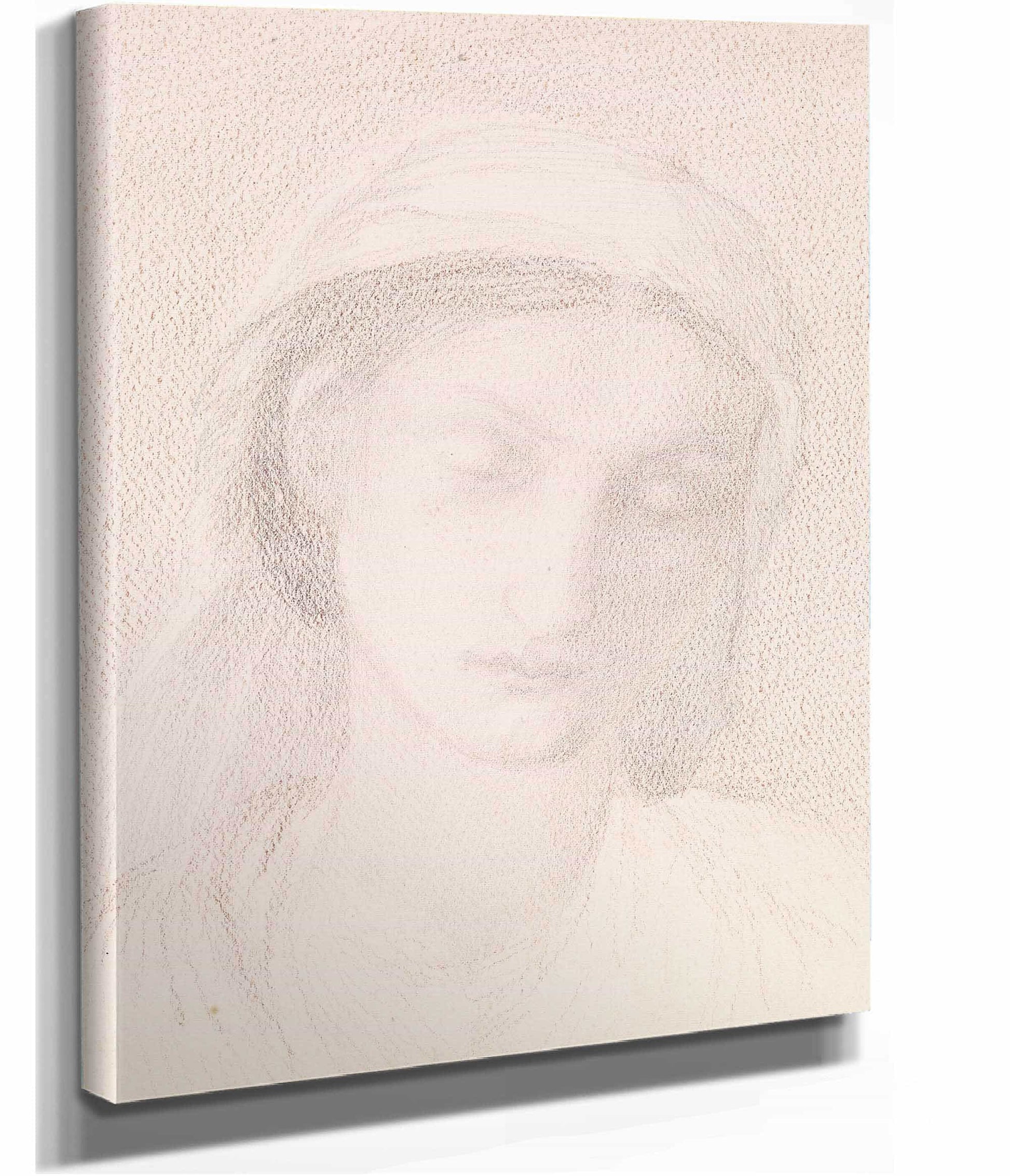 Female Head Study Of A Woman by Sir Edward Coley Burne Jones
