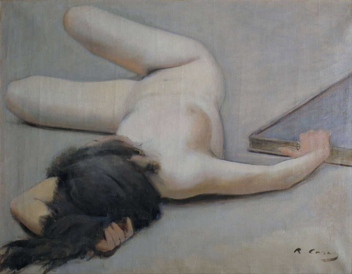 Female Nude by Ramon Casas