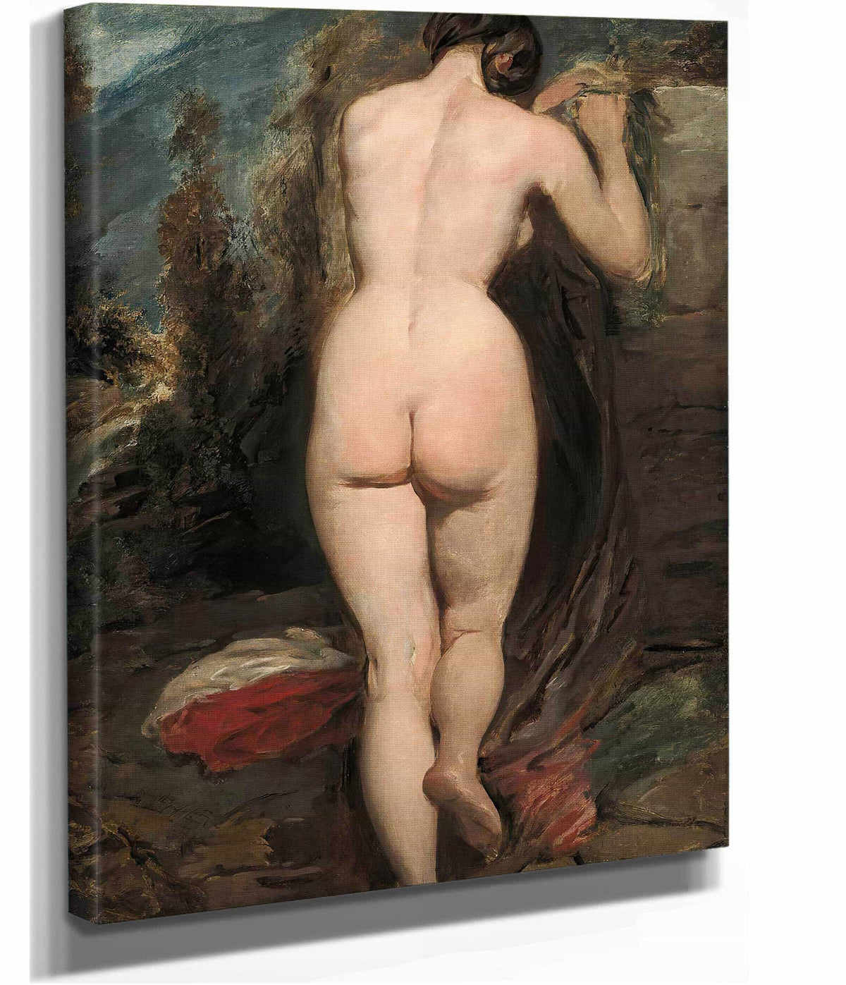 Female Nude Seen From Behind by William Etty