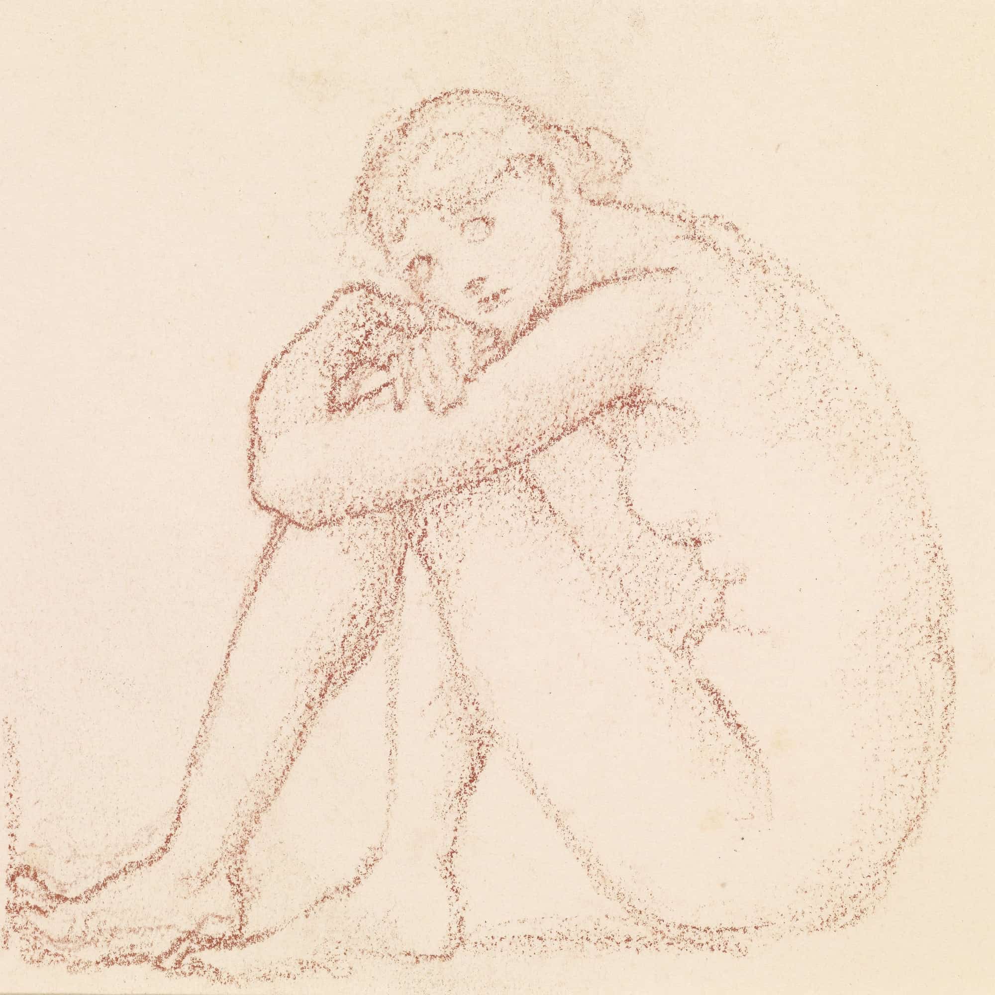 Female Nude Study by Sir Edward Coley Burne Jones