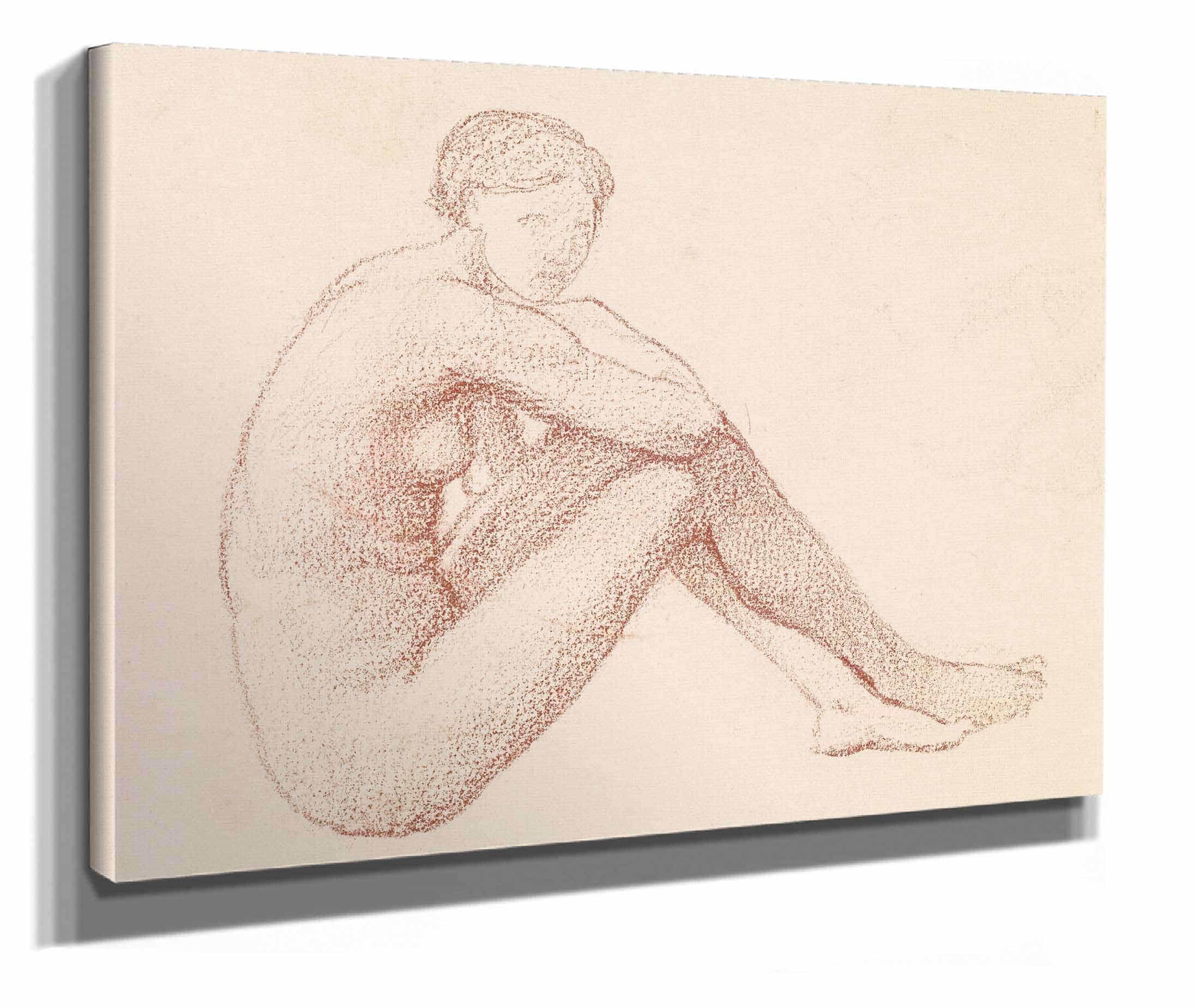 Female Nude Study by Sir Edward Coley Burne Jones