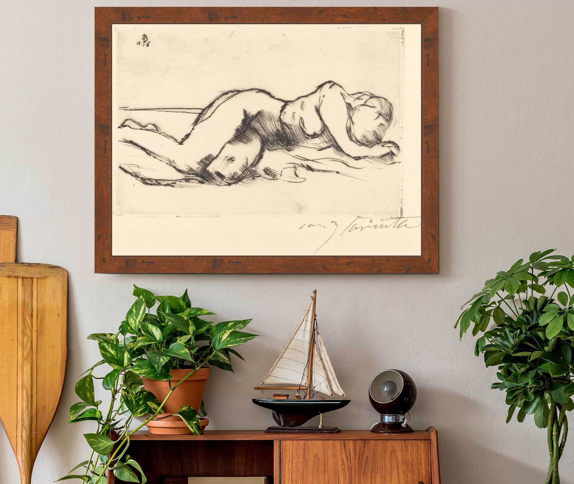 Female Nude Weiblicher Akt by Lovis Corinth