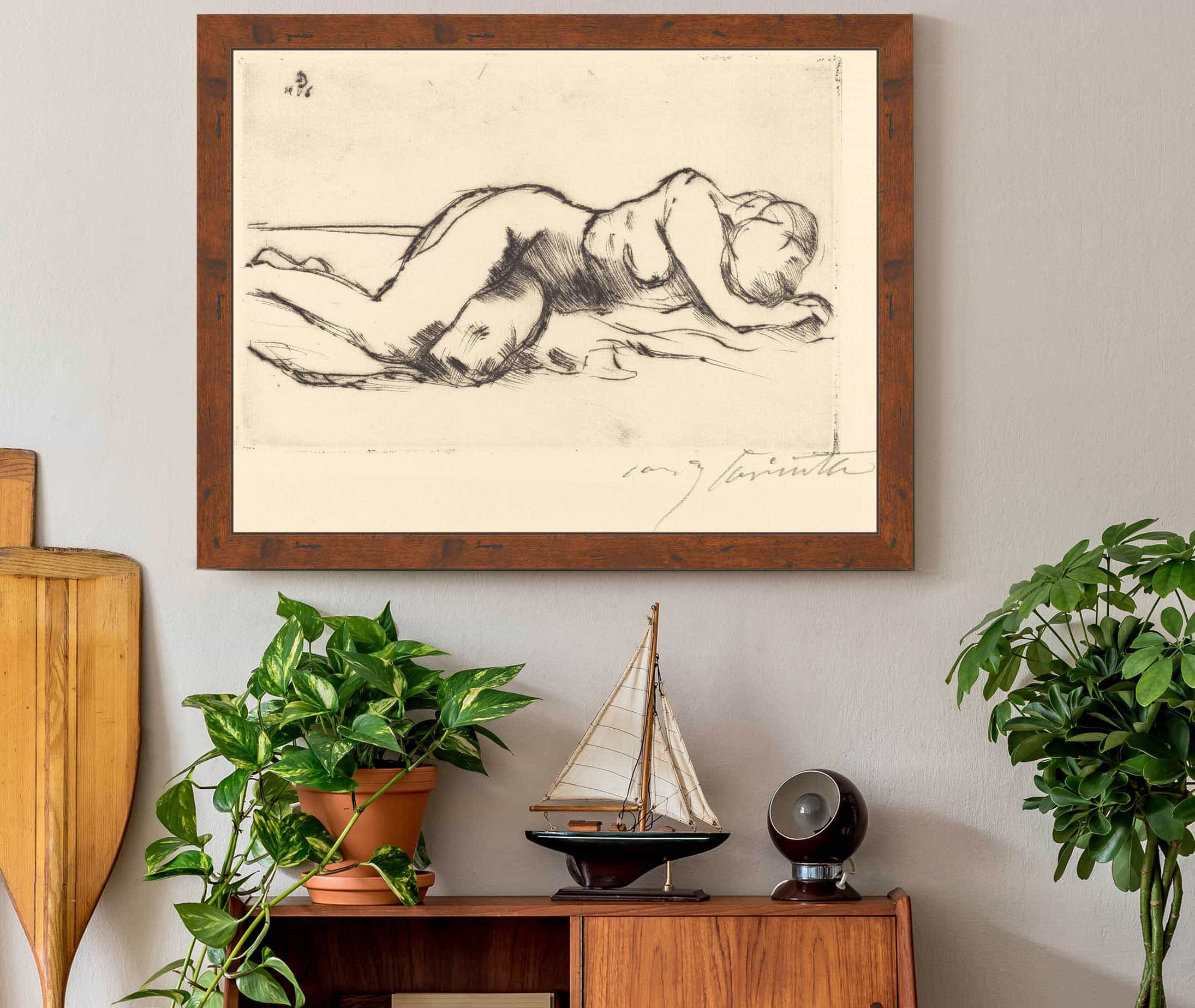 Female Nude Weiblicher Akt by Lovis Corinth