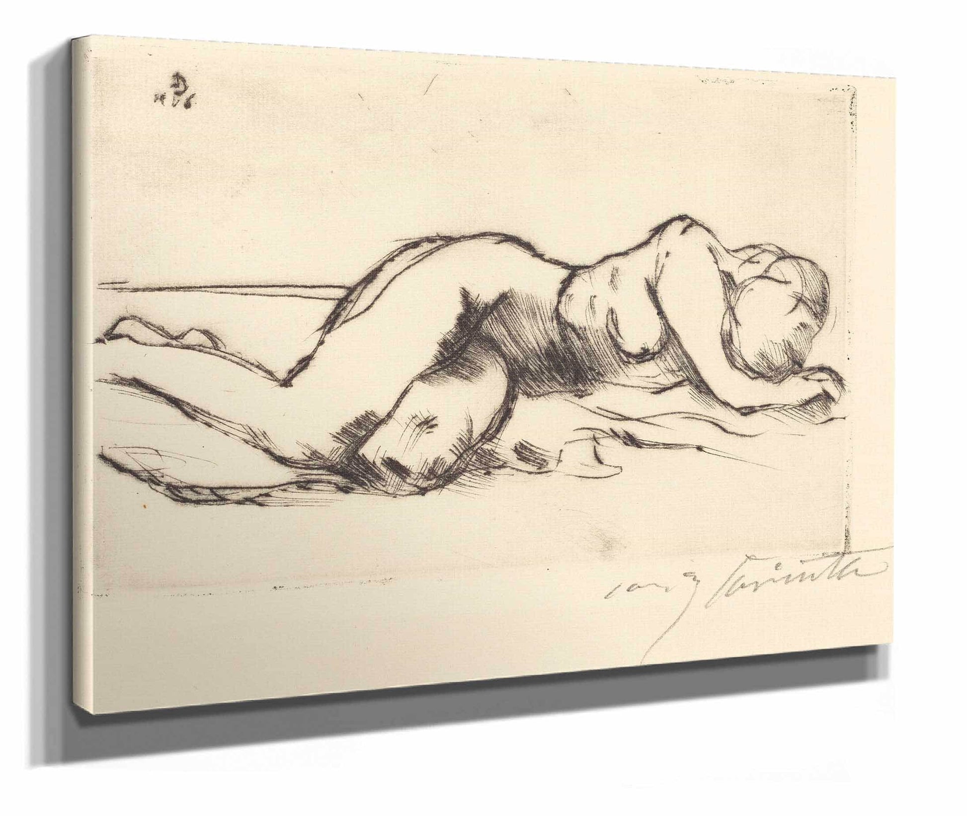 Female Nude Weiblicher Akt by Lovis Corinth