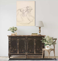 Female Sketch Of A Distraught Woman Seated by Sir John Everett Millais