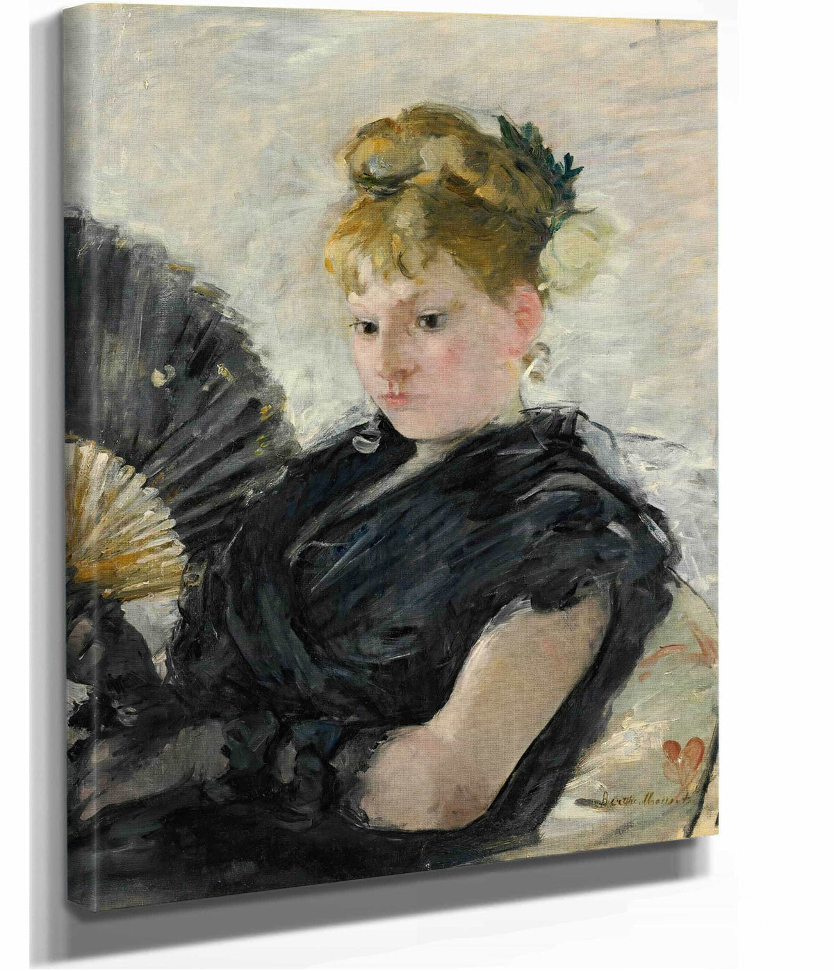 Femme A Leventail by Berthe Morisot
