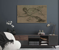 Femme Allongee by Pierre Puvis De Chavannes