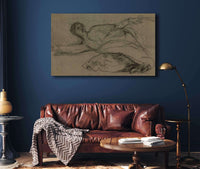 Femme Allongee by Pierre Puvis De Chavannes