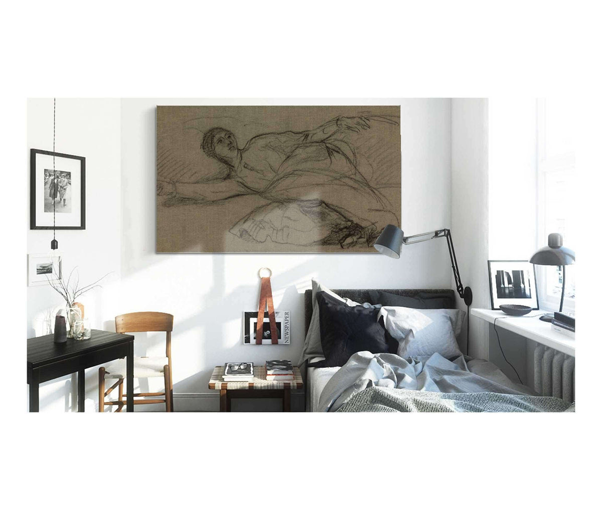 Femme Allongee by Pierre Puvis De Chavannes