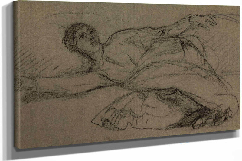 Femme Allongee by Pierre Puvis De Chavannes