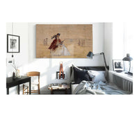 Femme Assise Au Bord De La Mer by Eugene Boudin