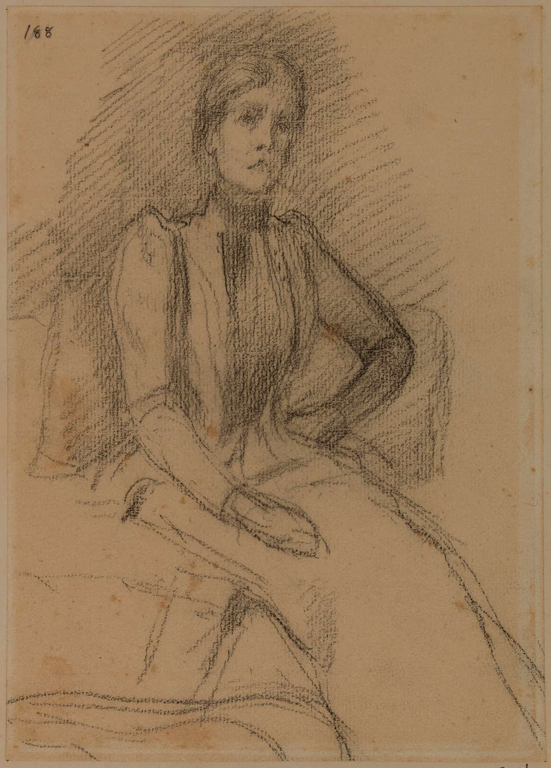 Femme Assise by Pierre Puvis De Chavannes