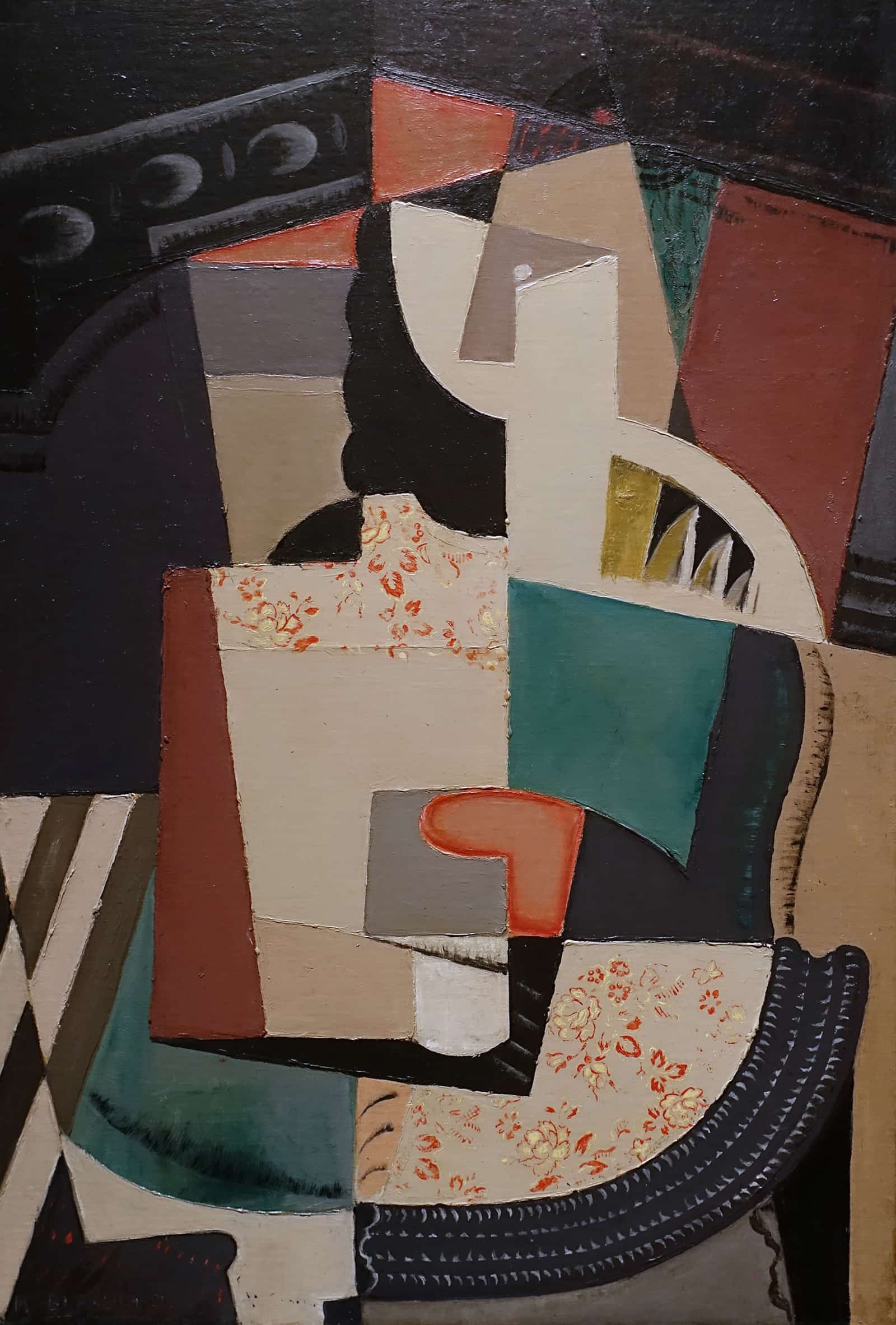 Femme Assise Seated Woman by Maria Blanchard