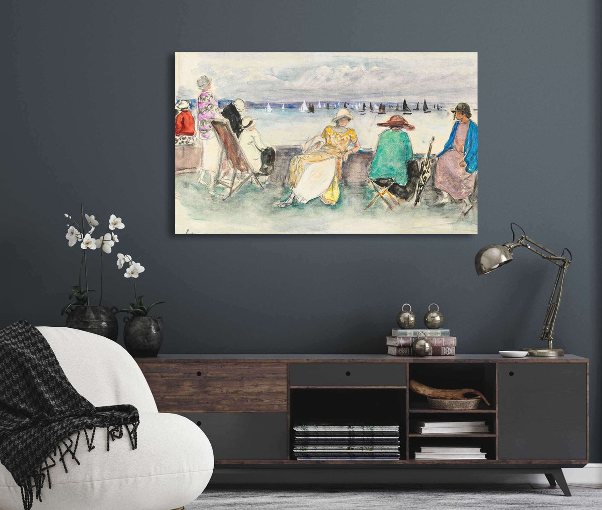 Femme Aux Regates by Henri Lebasque