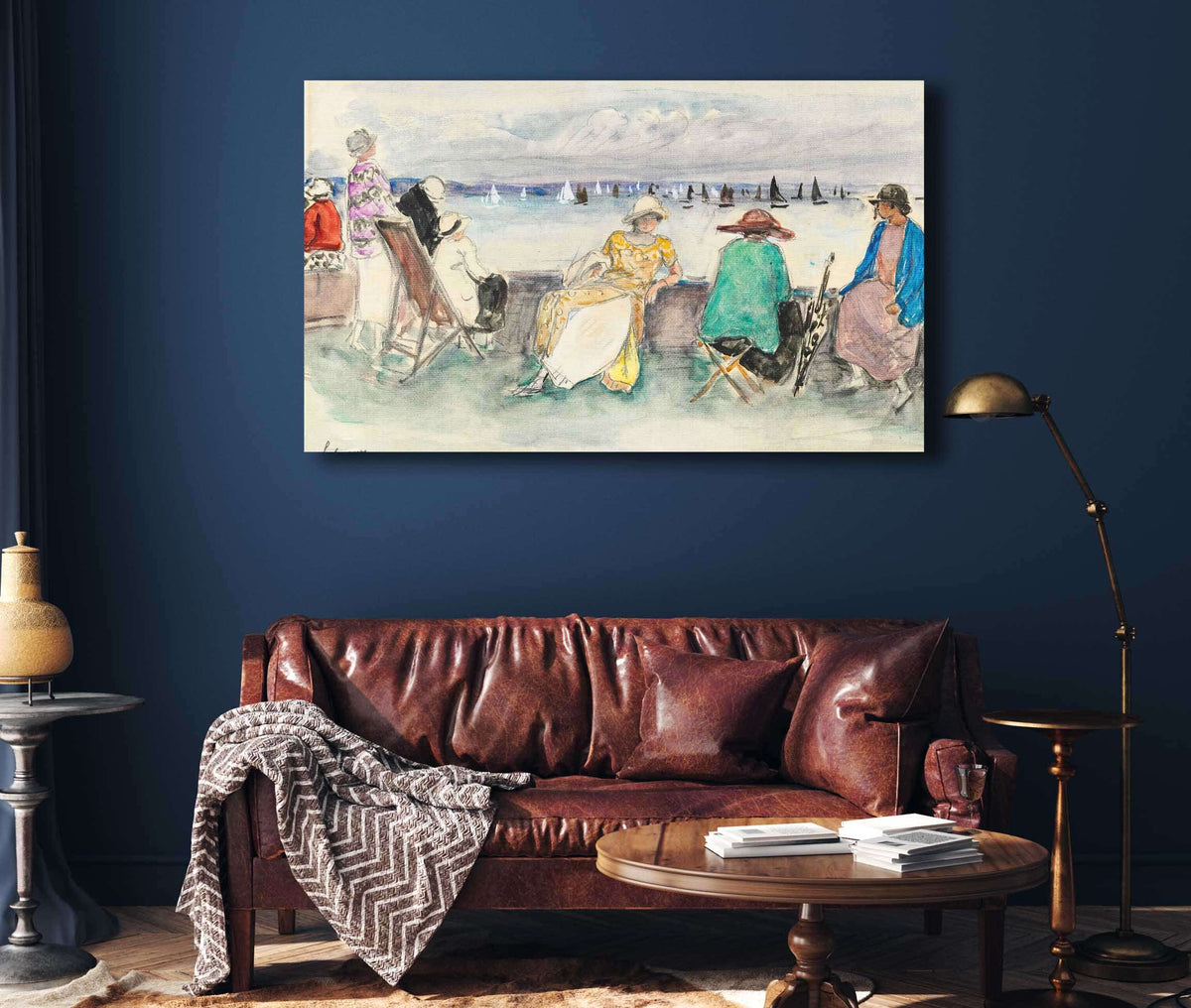 Femme Aux Regates by Henri Lebasque