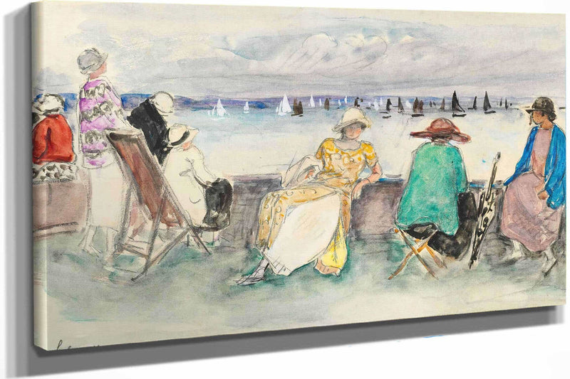 Femme Aux Regates by Henri Lebasque