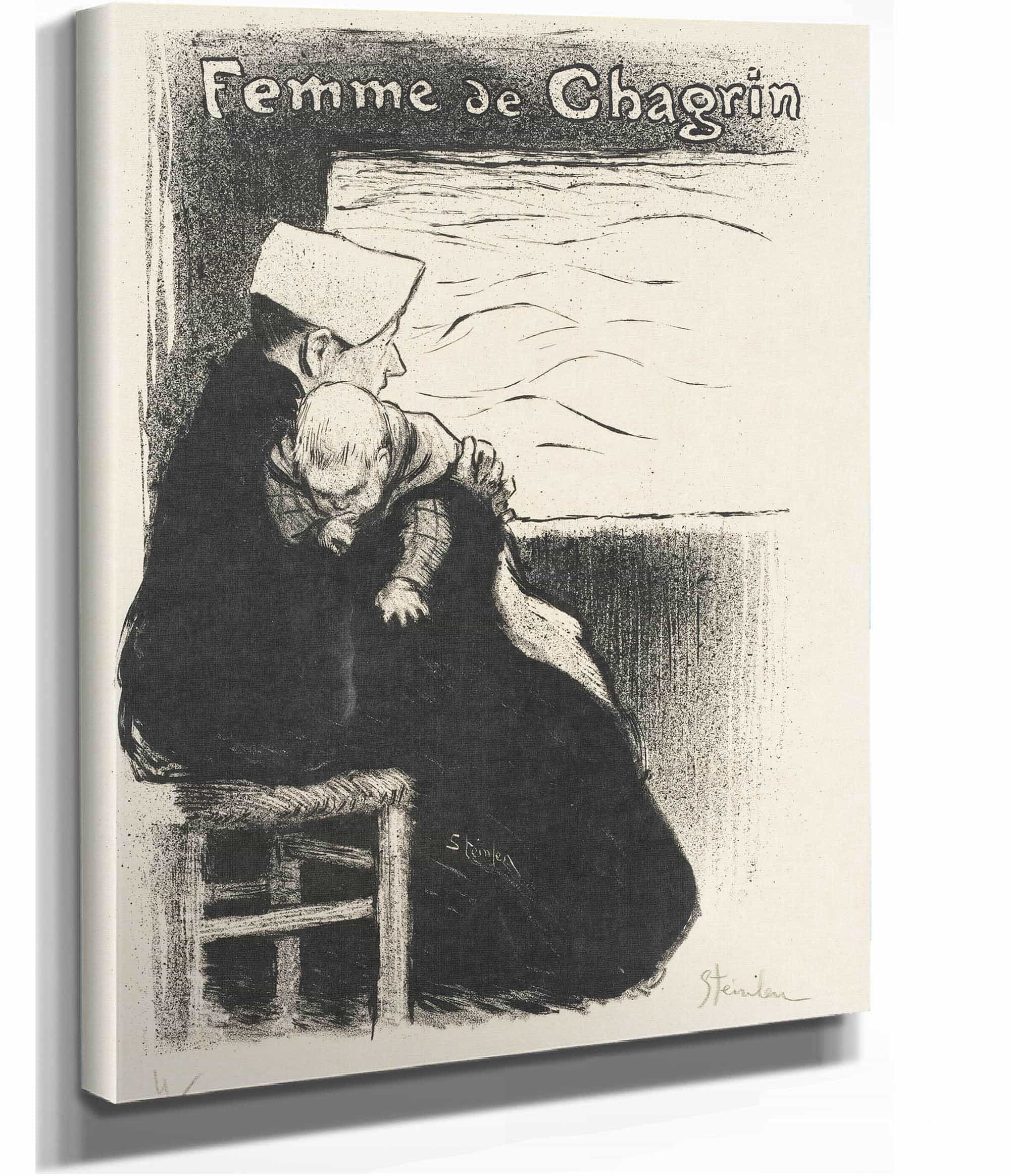 Femme De Chagrin by Theophile Alexandre Steinlen