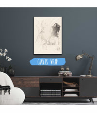 Femme De Profil Profile Of A Woman by Odilon Redon