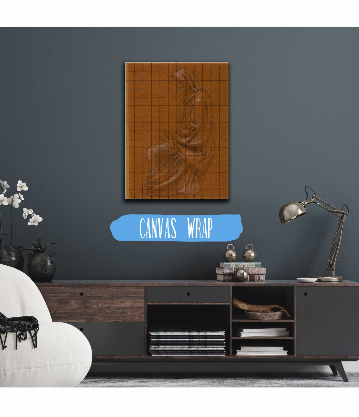 Femme Drapee Assise by Pierre Puvis De Chavannes