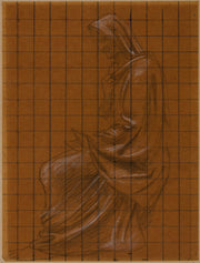 Femme Drapee Assise by Pierre Puvis De Chavannes